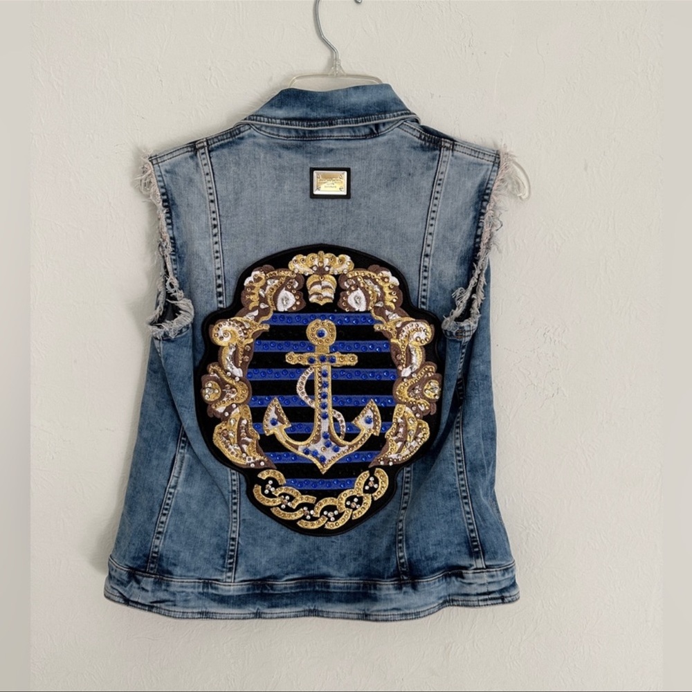Philip Plein jean‎ vest